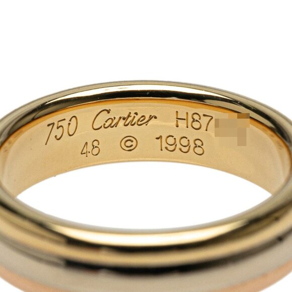 CARTIER Gold Wedding Ring #48 - Picture 4 of 4
